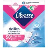 Absorbante Zilnice - Libresse Dailies Fresh Regular, 58 buc