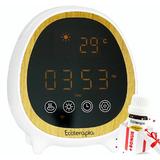 Difuzor aromaterapie Smart Tom cu display, ceas, alarma si termometru, control prin aplicatie + Bonus