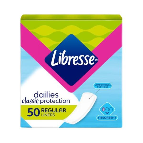 Absorbante Zilnice - Libresse Classic Normal Daily Liners, 50 buc