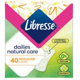 Absorbante Zilnice Naturale fara Parfum - Libresse Dailies Natural Care 0% Perfume Regular Liners, 40 buc