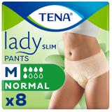 Chiloti Elastici pentru Incontinenta - Tena Lady Slim Pants Normal, marime M, 8 buc