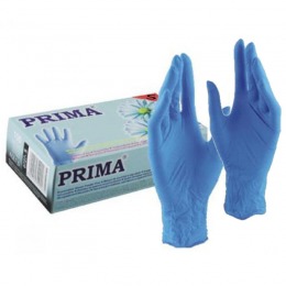 Manusi Nitril Albastre Marimea S - Prima Nitril Examination Blue Gloves Powder Free S