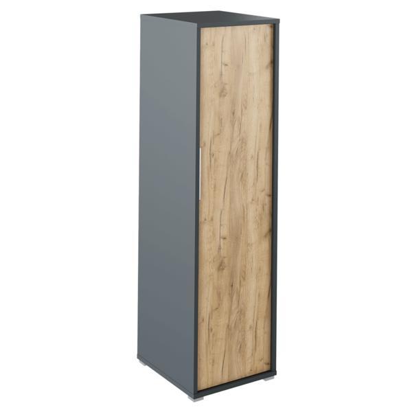 Dulap mdf grafit stejar artizanal Rioma 50x55x182,6 cm