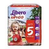 Scutece Tip Chilot pentru Bebelusi - Libero Up&Go, marime 5 (10-14 kg), 20 buc