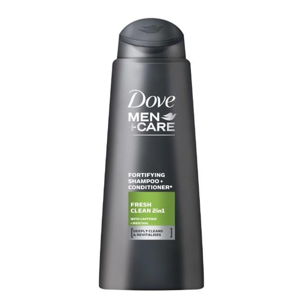 Sampon si Balsam Fortifiant pentru Barbati 2 in 1- Dove Men +Care Fortifying Shampoo+Conditioner Fresh Clean 2 in 1, 250 ml