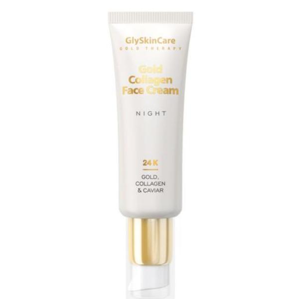 Crema de noapte anti-rid cu Collagen si Aur activ 24k Glyskincare Gold Collagen Therapy 50ml