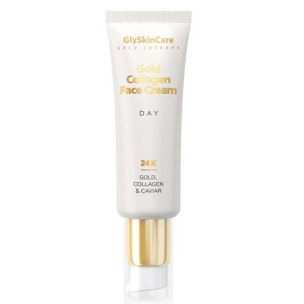 Crema de zi anti-rid cu Aur 24k si Collagen, Glyskincare Gold Collagen Therapy 50ml