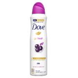 Deodorant Spray Antiperspirant Acai si Floare de Nufar - Dove Go Fresh Acai Berry & Waterlily Scent, 150 ml