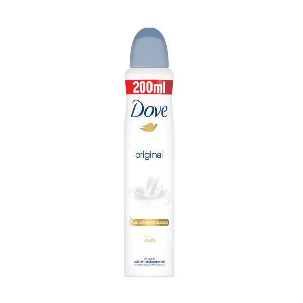 Deodorant Spray Antiperspirant Original - Dove Original, 200 ml