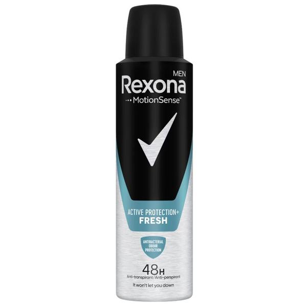 Deodorant Antiperspirant Spray pentru Barbati - Rexona Men MotionSense Active Protection + Fresh 48h, 150 ml