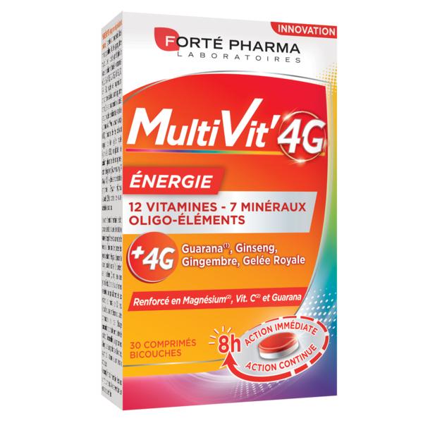 Multi Vit 4G Forte Pharma, 30 comprimate