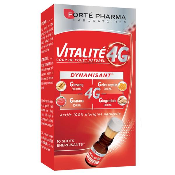 Supliment pentru Energie Vitalite 4G Forte Pharma, 10 buc