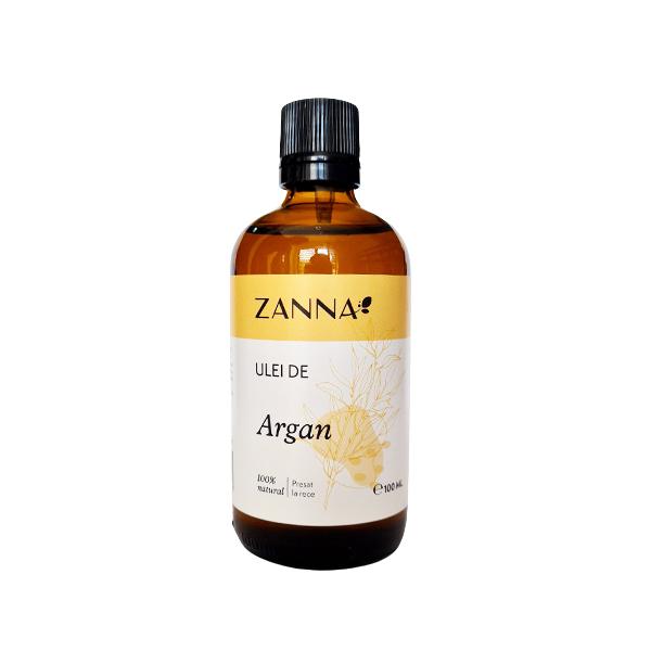 Ulei de Argan 100% Natural Presat la Rece Zanna, 100 ml