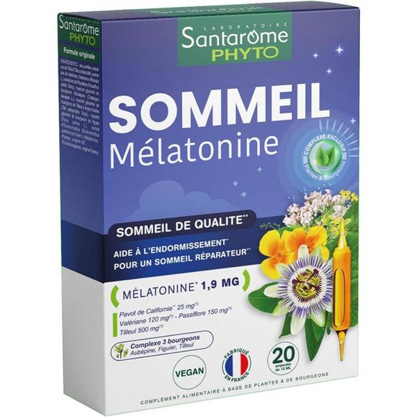 Supliment cu Melatonina - Santarome Phyto Sommeil Melatonine, 20 fiole