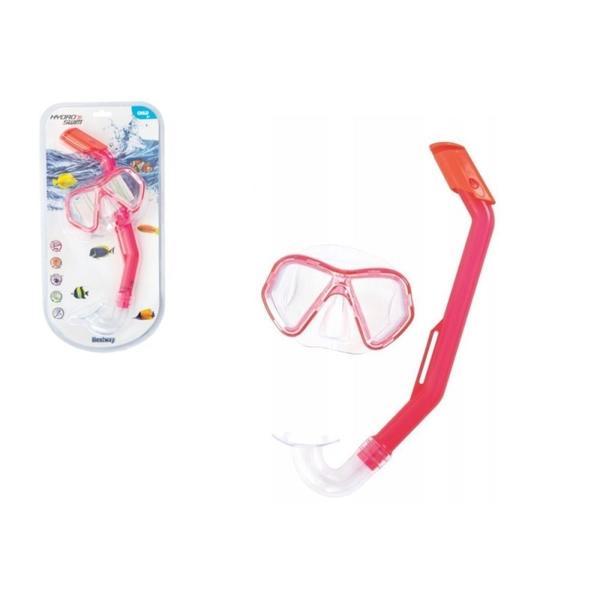 Set snorkeling pentru scufundari, copii, Bestway, 24023, roz