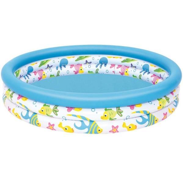 Piscina gonflabila, pentru copii 2 ani+, Bestway 51009, 122 x 25 cm, 140 litri