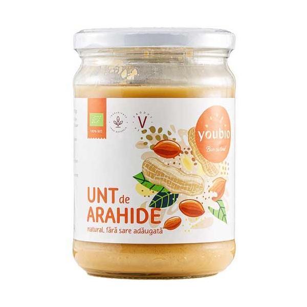 Unt de Arahide Bio Youbio, 500g