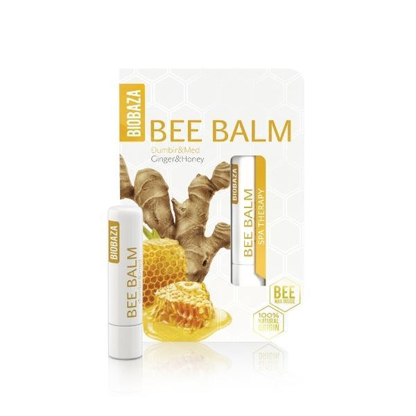 Balsam de buze cu miere si ghimbir, Biobaza, 4.5 g