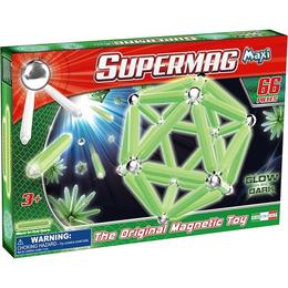 Set Constructie Luminos 66 piese Supermag Maxi Glow