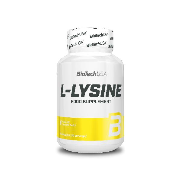 Supliment Alimentar cu L-lizina - BiotechUSA L-Lysine Food Supplement, 90 capsule
