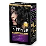 Vopsea Crema Permanenta - Aroma Intense, nuanta 1.0 Black, 100 ml