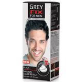 Vopsea de Par pentru Barbati - Grey Fix for Men, nuanta Black, 80 ml