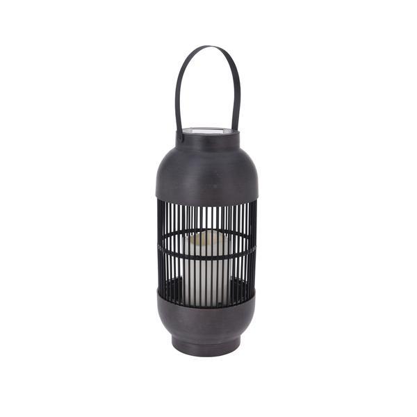 Lampa solara ratan tip felinar, lumanare Led, 15x33 cm, lumina calda, alimentare baterii