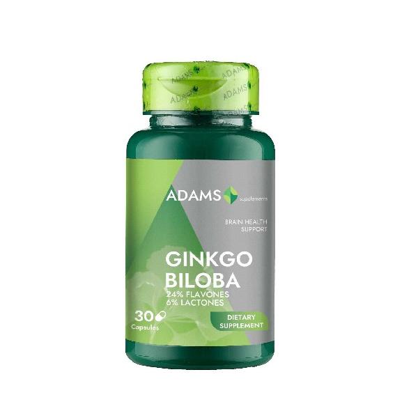 Ginkgo Biloba Adams Supplements, 30 tablete