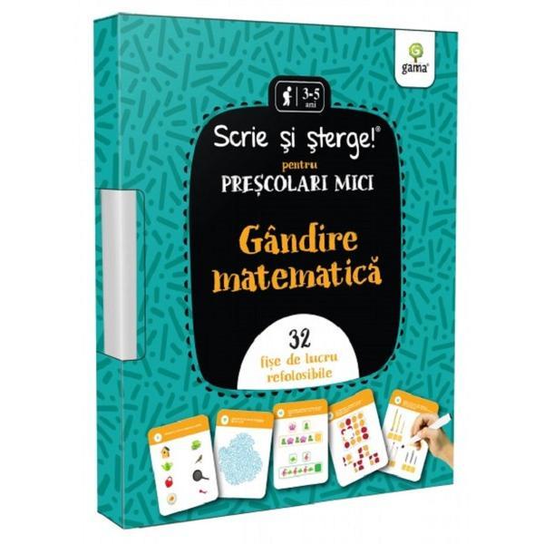 Scrie si sterge! Gandire matematica, editura Gama