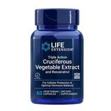 Supliment alimentar Triple Action Cruciferous Vegetable Extract and Resveratrol Life Extension, 60capsule