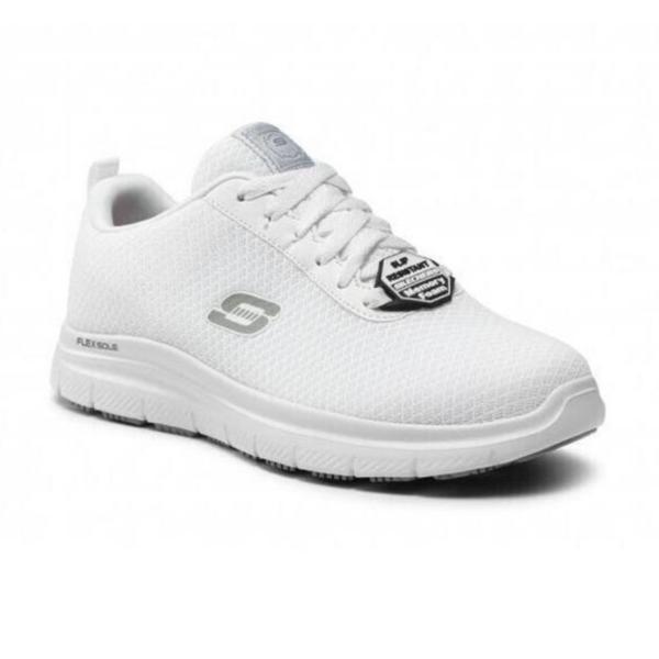 Pantofi sport barbati Skechers Bendon 77125ECWHT, 41, Alb