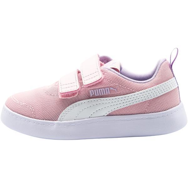 Pantofi sport copii Puma Courtflex V2 Mesh 37175808, 34.5, Roz