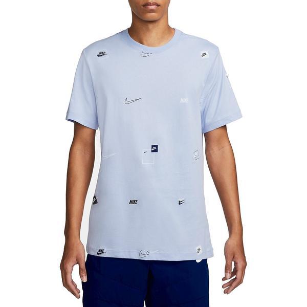 Tricou barbati Nike All Over Print DN5246-548, L, Albastru