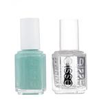 Set manichiura/pedichiura Nail Lacquer No.99 Mint Candy Apple, 13.5ml + Topcoat Good to go, 5ml, Essie