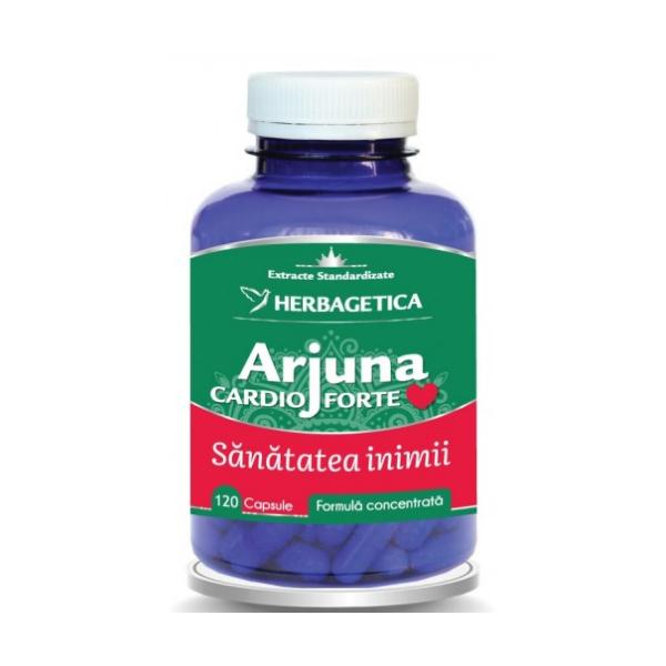 Arjuna Cardio Forte Herbagetica, 120 capsule