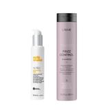 Set cadou pentru par rebel, Lakme Sampon 300 ml + Milk Shake Glistening Milk 125 ml