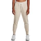 Pantaloni femei Under Armour Rival Fleece 1356416-783, M, Bej