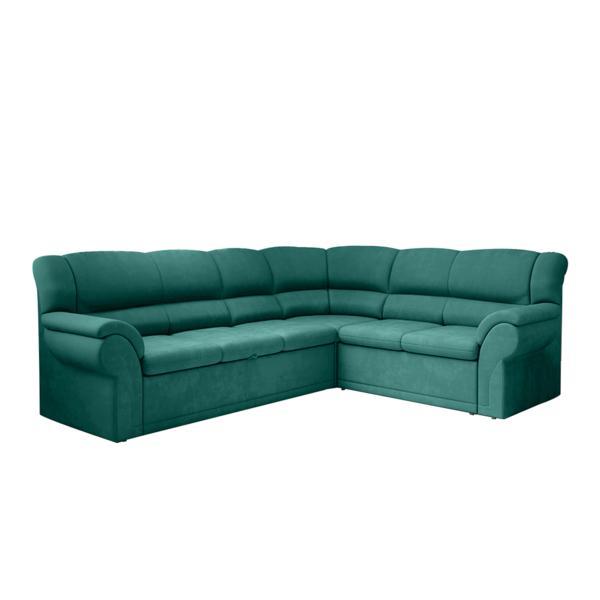 Coltar extensibil tapiterie verde smarald dreapta Amelia 270x220x93 cm