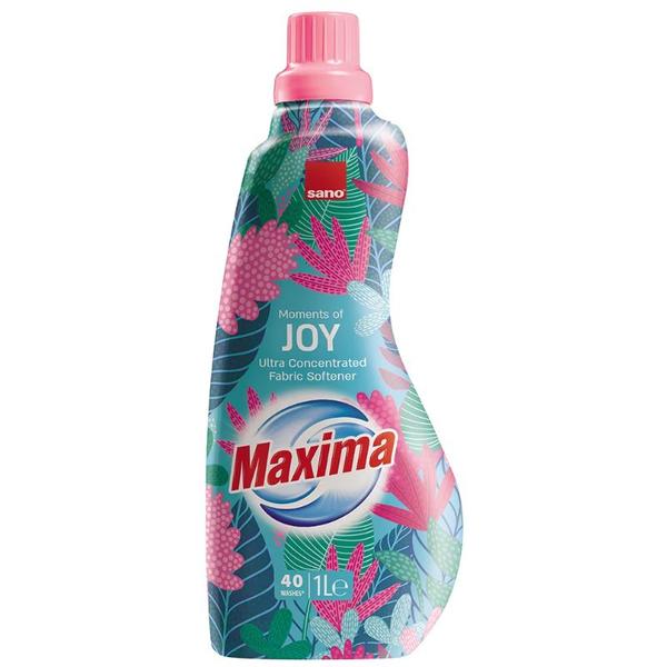 Balsam de Rufe Super Concentrat si Parfumat - Sano Maxima Moments Of Joy Ultra Concentrated Fabric Softener, 1000 ml