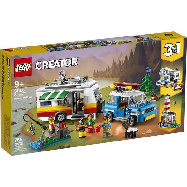 Lego Creator 3 in 1 - Vacanta in familie cu rulota 31108, 766 piese