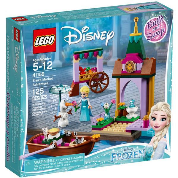 Lego Disney Princess - Aventura Elsei la piata 41155, 5-12 ani