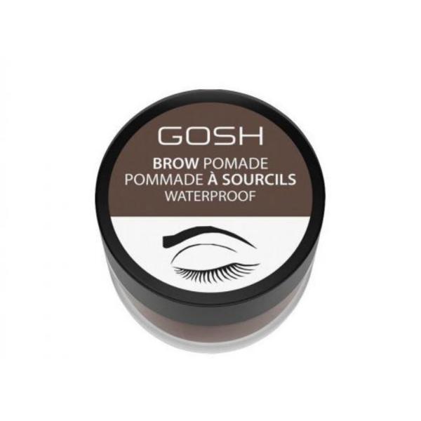 Gosh Brow Pomade Waterproof - 003 Dark Brown, 4ml