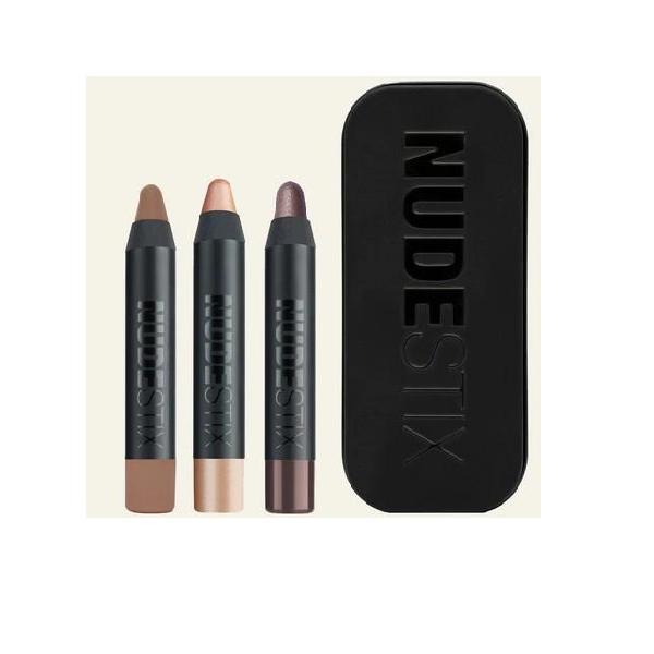 Set: Fard de pleoape stick mini, Taupe, Nudity, Bright Eyes, Bright Nude Eyes, Nudestix,