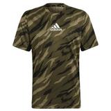 Tricou barbati adidas AEROREADY Feelstrong Camo Sport HD4318, L, Verde