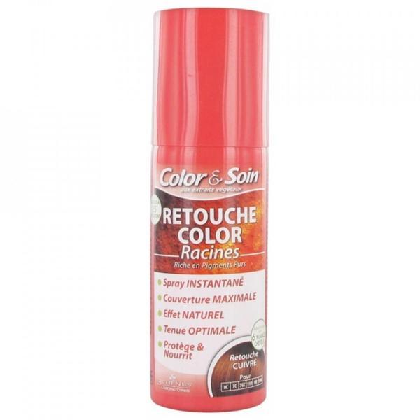 Spray pentru retușarea culorii rădăcinilor Cupru, Color & Soin, 75ml