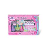 Set de unghii Super Girl Nail Art in cutie metalica Martinelia 11934, 12 ml