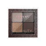 Set 4 culori fard de pleoape HD Beauty, Metallic Effect, Revers, nr.12, maro, 9g