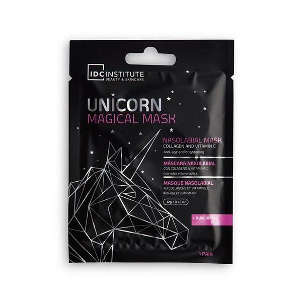 Masca cu Colagen si Vitamina C nazolabiala Unicorn Magical IDC Institute 3437, 12 g