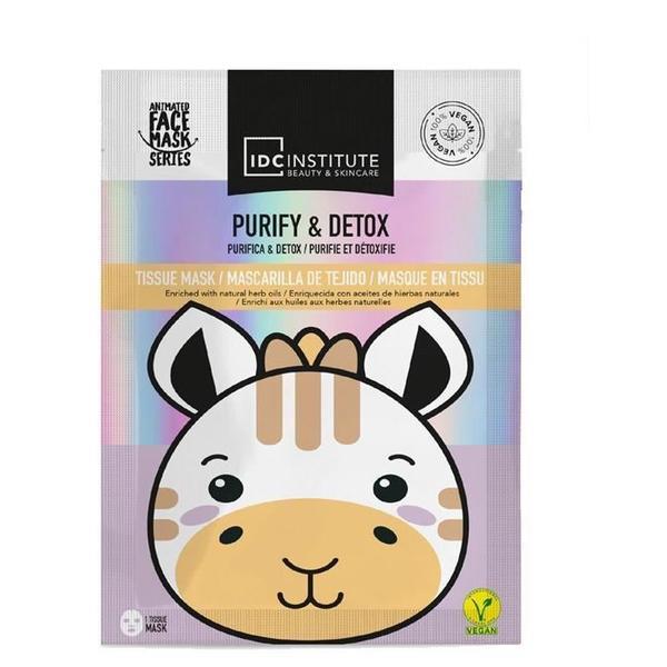 Masca purificare si detoxifiere Cute Animal - Girafa IDC Institute 77013, 22g