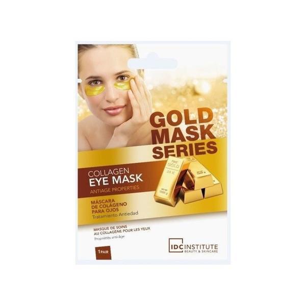 Masca pentru ochi cu efect de stralucire si anti-imbatranire Gold collagen IDC Institute 3420, 8 g